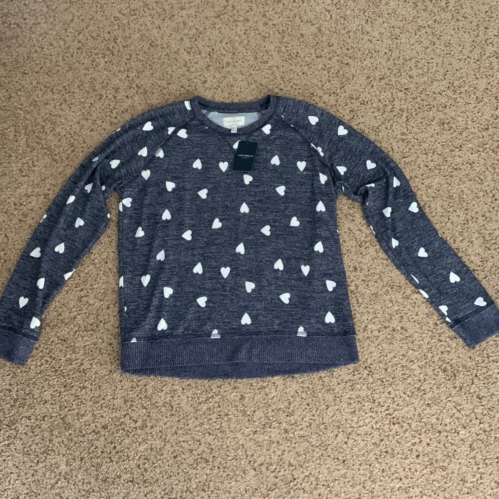 NWT Lucky Brand long-sleeve, light weight sweater top